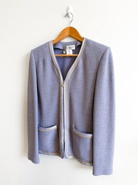 ST. JOHN COLLECTION • Santana Knit Zip Front Jacket